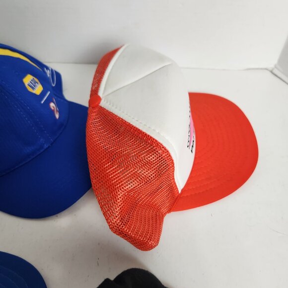 Vintage Mesh Snapback Caps Truckers Hats Lot of 4 TEXACO HAVOLINE RACING NAPA - Picture 14 of 14